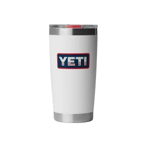 Yeti Coolers White Patriotic Tumbler