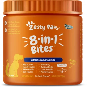 Zesty Paws 8-in 1 Multifunctional Bites Chicken 90ct
