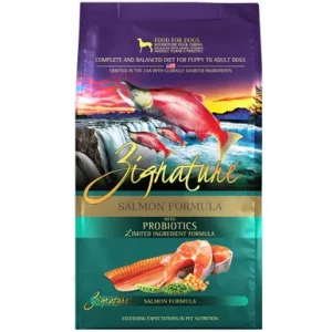 Zignature Limited Ingredient Salmon Formula w/ Probiotics Dry Dog Food