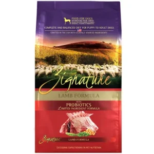 Zignature Limited Ingredients Lamb Formula w/ Probiotics Dry Dog Food