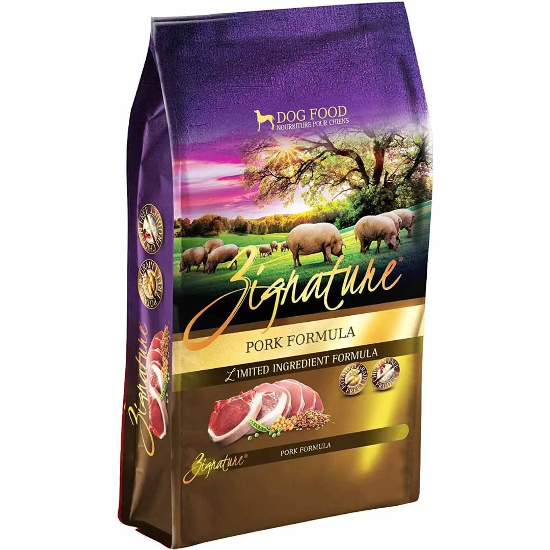 Zignature Pork Dog Food, 12.5 lb