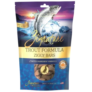 Zignature Trout Formula Biscuit Treats for Dog 12 oz