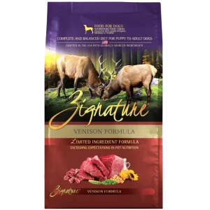 Zignature Venison Dog Food, 12.5 lb