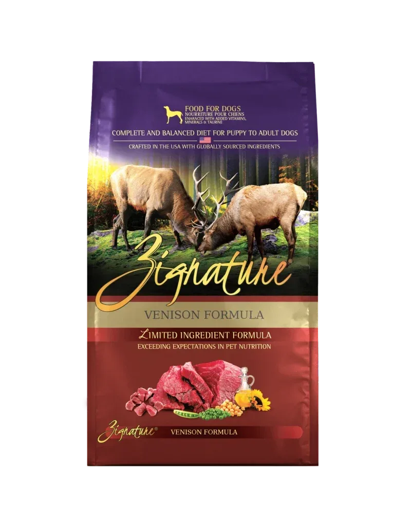 Zignature Venison Dog Food, 12.5 lb