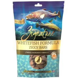 Zignature Whitefish Formula Biscuit Treats for Dog 12 oz