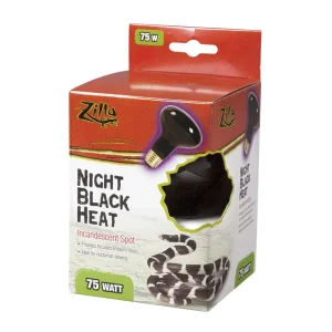Zilla Incandescent Spot Bulbs Night Black 75 Watts