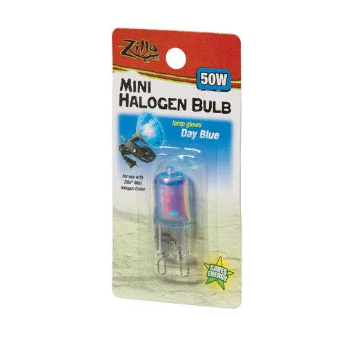 Zilla Light & Heat Mini Halogen Bulbs Day Blue 50 Watts - Image 2