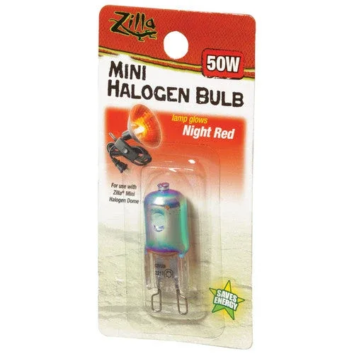 Zilla Light & Heat Mini Halogen Bulbs Night Red 50 Watts - Image 2