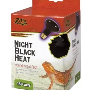 Zilla Night Black Light Incandescent Spot Basking Bulb 150 Watt