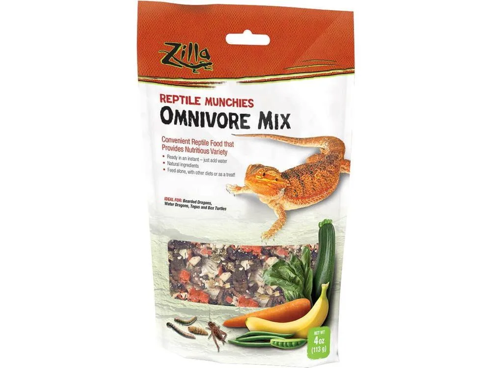 Zilla Reptile Munchies Omnivore, 4oz