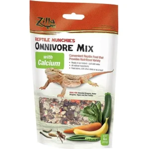 Zilla Reptile Munchies Omnivore with Calcium