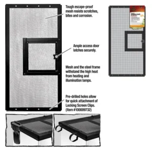 Zilla Screen Covers With Hinged Door 24 X 12 In