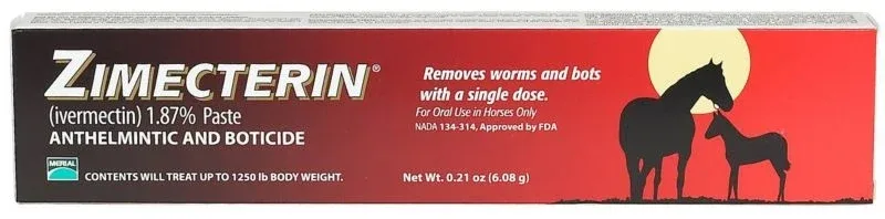 Zimecterin 1.87 Ivermectin Single Dose Paste
