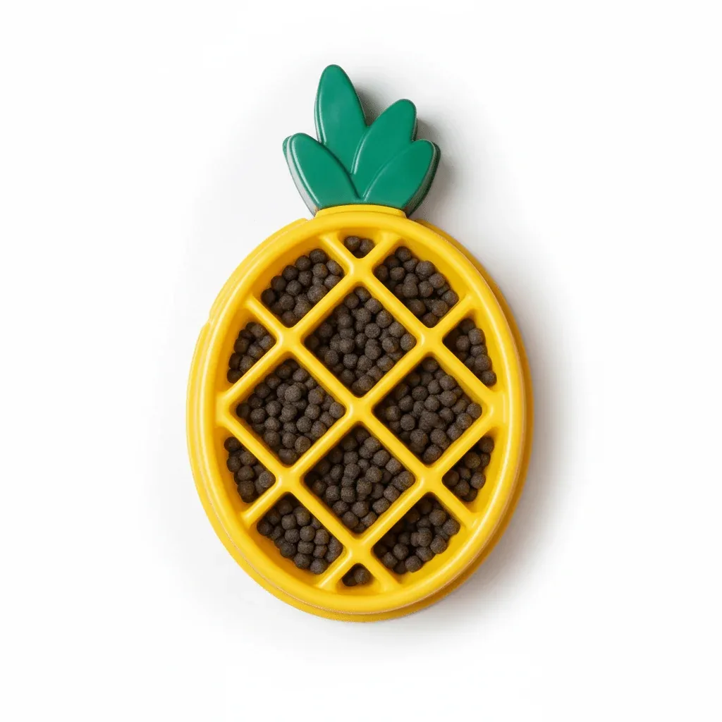 ZippyPaws Happy Bowls - Pineapple Slow-Feeder Dog Bowl