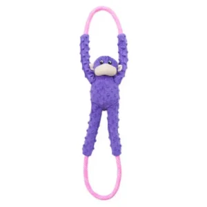 ZippyPaws RopeTugz Dog Toy Monkey 1ea/LG Red