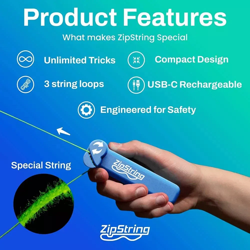 Zipstring Try Me Blue Original Toy - Image 2