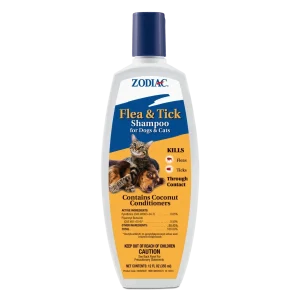 Zodiac Flea and Tick Shampoo for Dogs and Cats 12 ounces