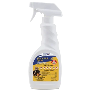 Zodiac Flea & Tick Spray for Dogs, Cats, Puppies & Kittens 16 fluid ounces