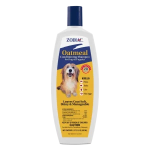 Zodiac Oatmeal Conditioning Shampoo for Dogs & Puppies 18 ounces