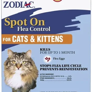 Zodiac Spot on Flea Controller for Cats & Kittens