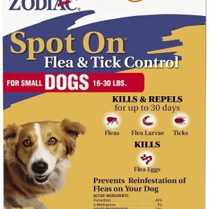 Zodiac Spot on Flea & Tick Controller for Dogs