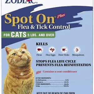 Zodiac Spot on Plus Flea & Tick Control for Cats & Kittens