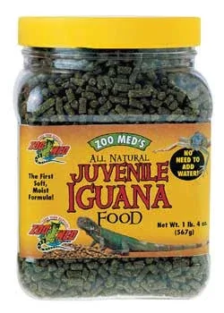 Zoo Med All Natural Juvenile Iguana Dry Food 10 oz - Image 2