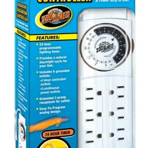 Zoo Med AquaSun Aquarium Controller Timer and Power Strip White