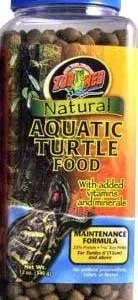 Zoo Med Aquatic Turtle Food Maintenance Formula Dry Food 6.5 oz