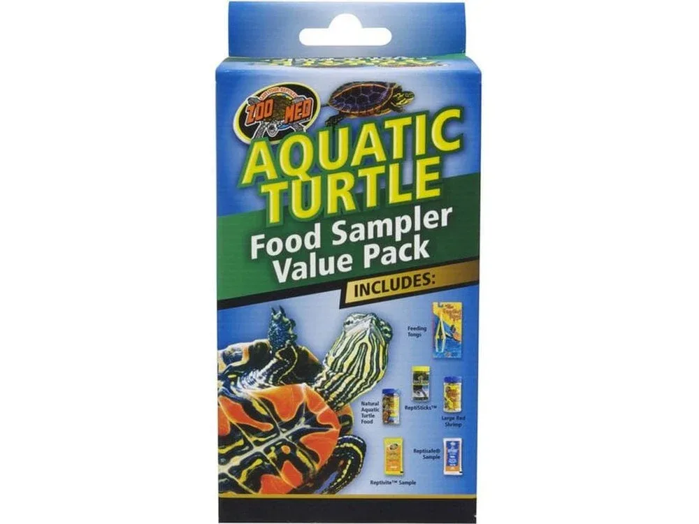 Zoo Med Aquatic Turtle Food Sampler Value Pack Display 1ea - Image 2