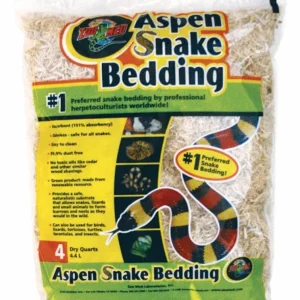 Zoo Med Aspen Snake Bedding Tan 4 qt