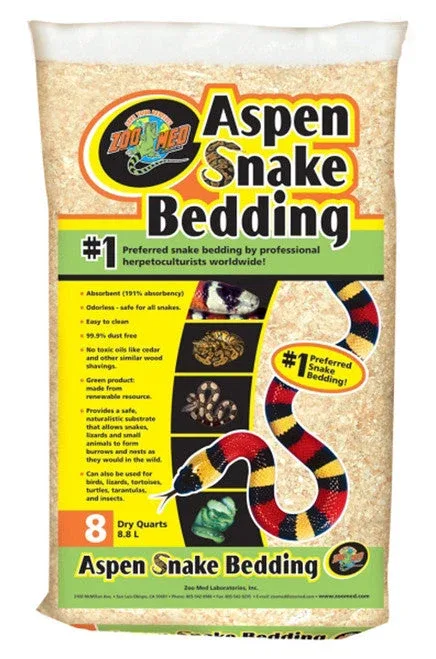 Zoo Med Aspen Snake Bedding Tan 8 qt - Image 2