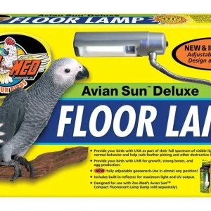 Zoo Med Avian Sun Deluxe Floor Lamp White 73 in