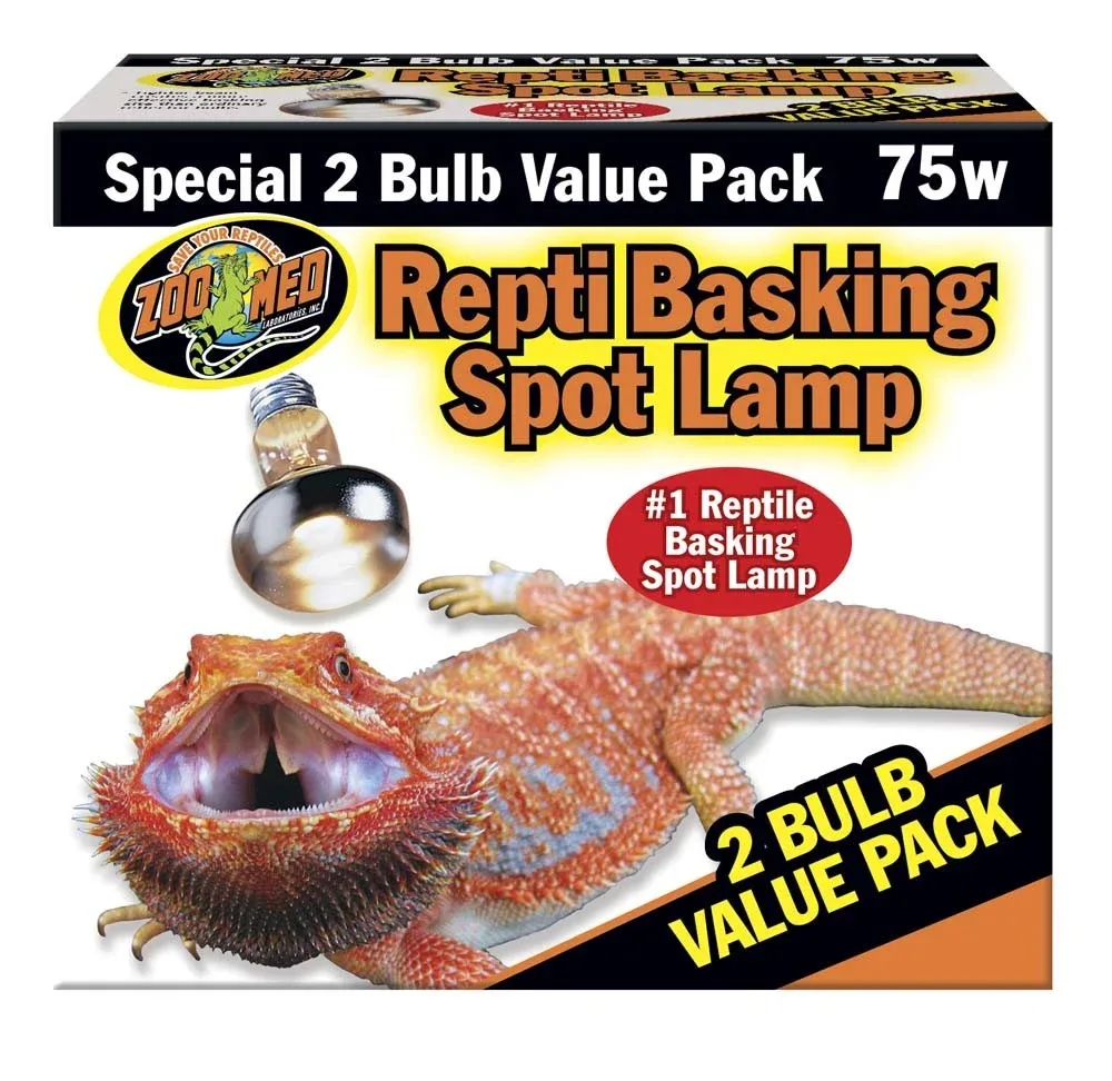 Zoo Med Basking Spot Bulb 2 BULB VALUE PACK! - Image 2