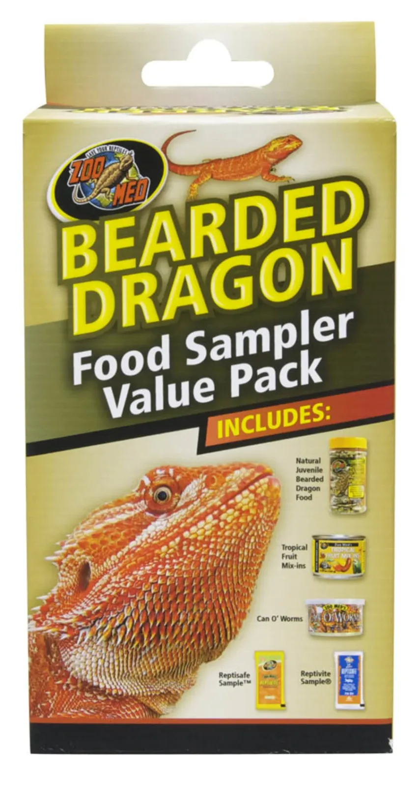 Zoo Med Bearded Dragon Food Sampler Value Pack Display 1ea