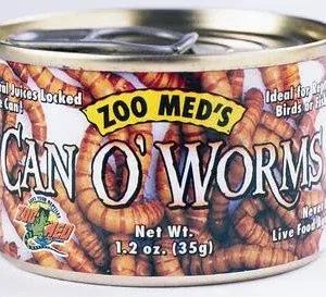 Zoo Med Can O' Worms Reptile Wet Food 1.2 oz