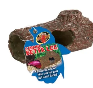 Zoo Med Ceramic Betta Log Small