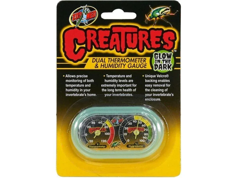 Zoo Med Creatures™ Dual Thermometer & Humidity Gauge