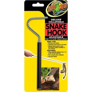Zoo Med Deluxe Collapsible Snake Hook Black, 1ea/7.25 In - 26 in