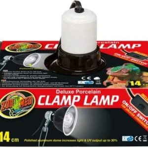 Zoo Med Deluxe Porcelain Clamp Lamp, 5.5"