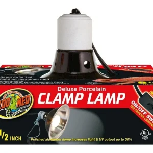 Zoo Med Deluxe Porcelain Clamp Lamp, 8.5"