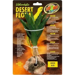 Zoo Med Desert Flora Plant Green Aloe, 1ea/One Size