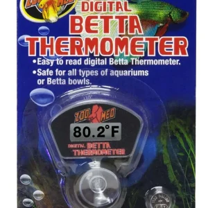 Zoo Med Digital Betta Aquarium Thermometer Black, 1ea