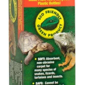 Zoo Med Eco Carpet Reptile Terrarium Carpet Green 10 Gallon, 10Inches X 20Inches