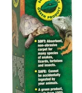 Zoo Med Eco Carpet Reptile Terrarium Carpet Green 29 Gallon, 12Inches X 30Inches