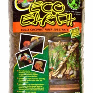 Zoo Med Eco Earth Coconut Fiber Substrate Brown 8 qt