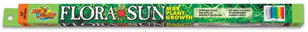 Zoo Med Flora Sun Maximum Plant Growth T8 Lamp White 18 in