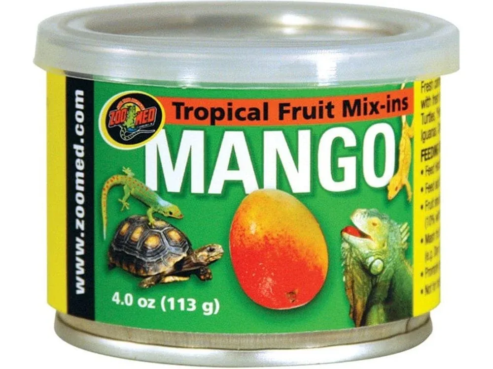 Zoo Med Fruit Mix-Ins Mango Reptile Wet Food 1ea/3.4 oz - Image 2