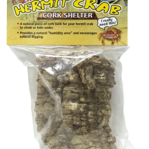 Zoo Med Hermit Crab Cork Shelter Brown