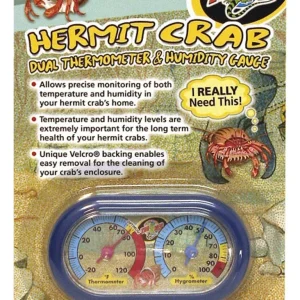 Zoo Med Hermit Crab Dual Thermometer & Humidity Gauge Assorted
